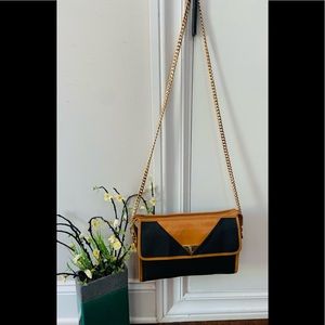 Vintage YSL Clutch Converted into Crossbody